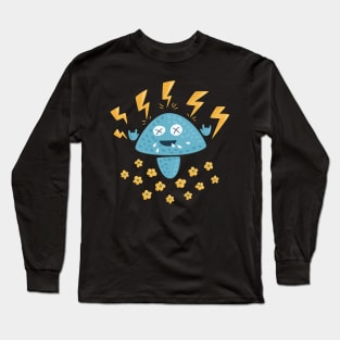 Heavy Metal Mushroom Long Sleeve T-Shirt